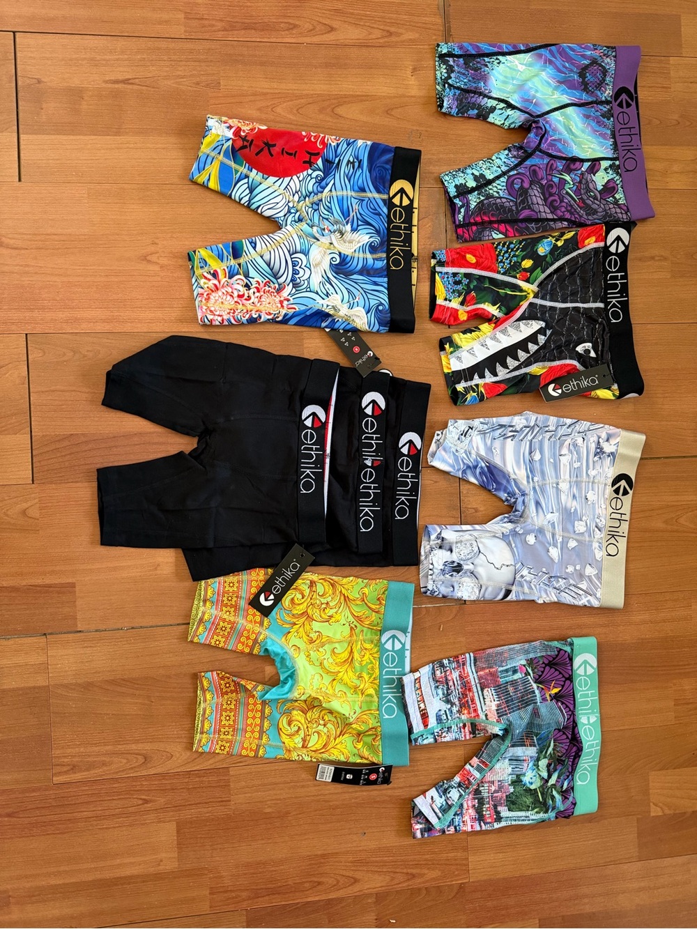 ethika Kids small boys Multi-Color Assorted Boxer Briefs Pack NWOT H12